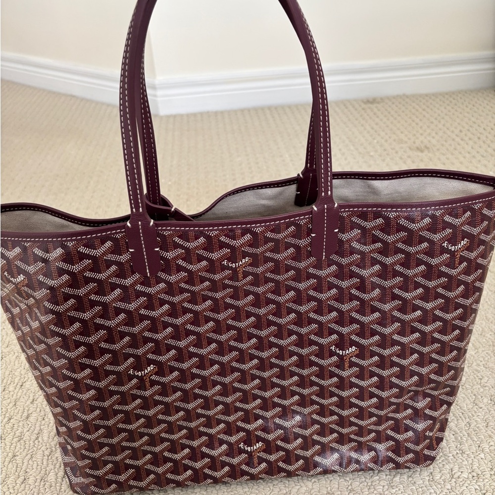 Elegant Burgundy Tote Bag